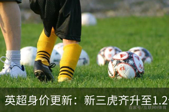 英超身价更新：新三虎齐升至1.2亿 维尔茨狂跌到8500万
