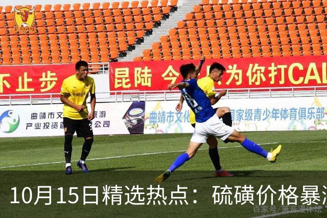 10月15日精选热点：硫磺价格暴涨10倍 这产能龙头要暴涨