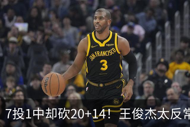 7投1中却砍20+14！王俊杰太反常，崔永熙12板，3大将缺阵